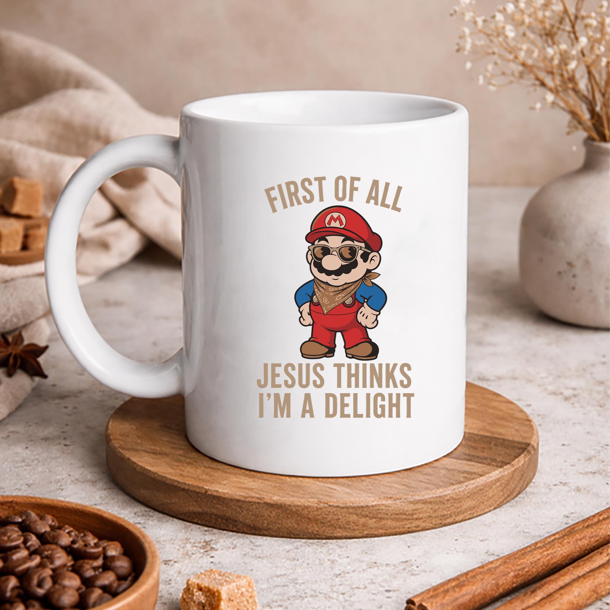 Mario Jesus Delight SVG, Super Mario Christian First of All Jesus Thinks Im A Delight SVG PNG 3 Mario Jesus Delight SVG, Super Mario Christian First of All Jesus Thinks Im A Delight SVG PNG - Image 3