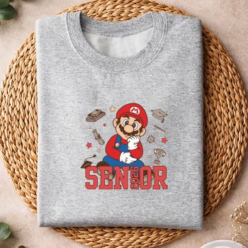 Alternative view of Mario Graduation 2026 SVG, Super Mario Graduation Senior 2026 Grad SVG PNG