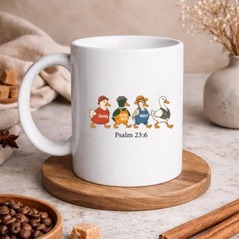 SurelyGoodnessandMercyPsalm236FunnyDuckmug