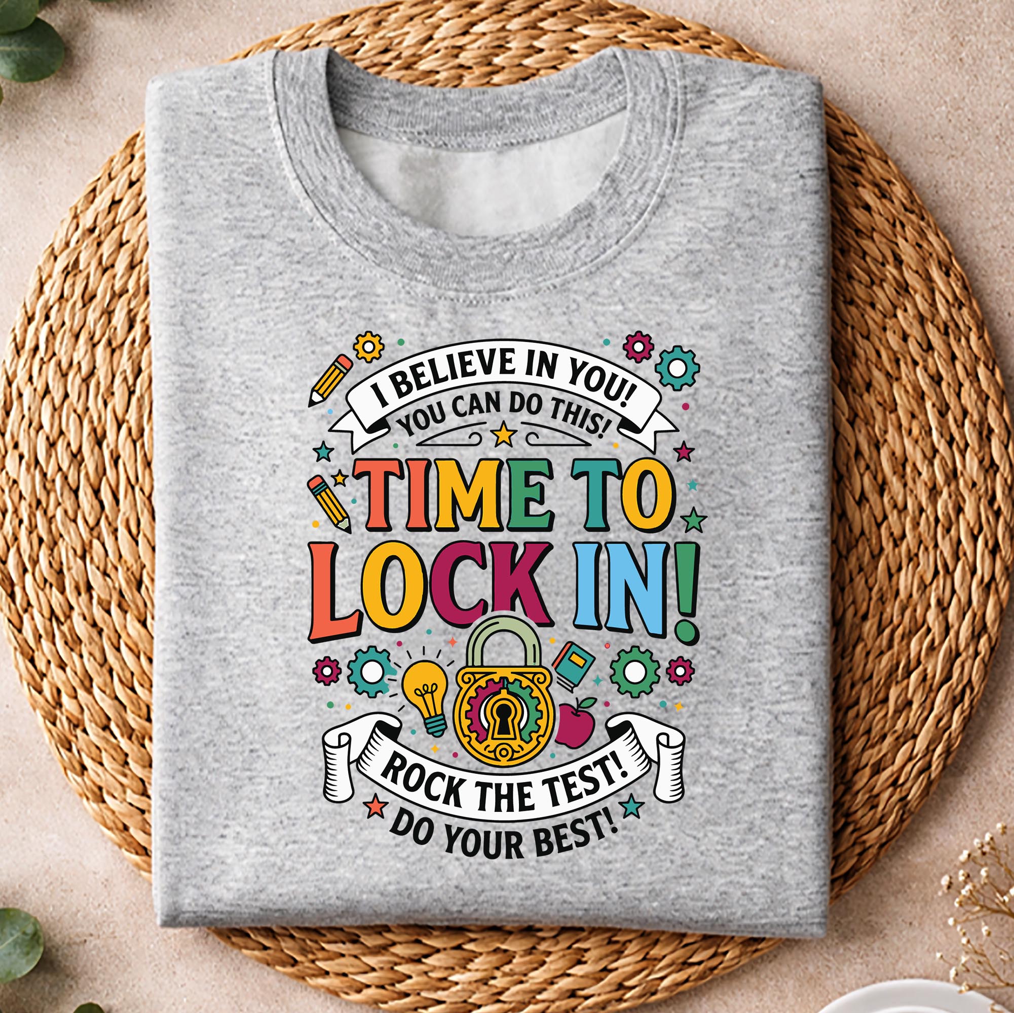 Test Day SVG, Time to Lock in Teacher You Got This Test Day State Testing SVG PNG 2 Test Day SVG, Time to Lock in Teacher You Got This Test Day State Testing SVG PNG - Image 2