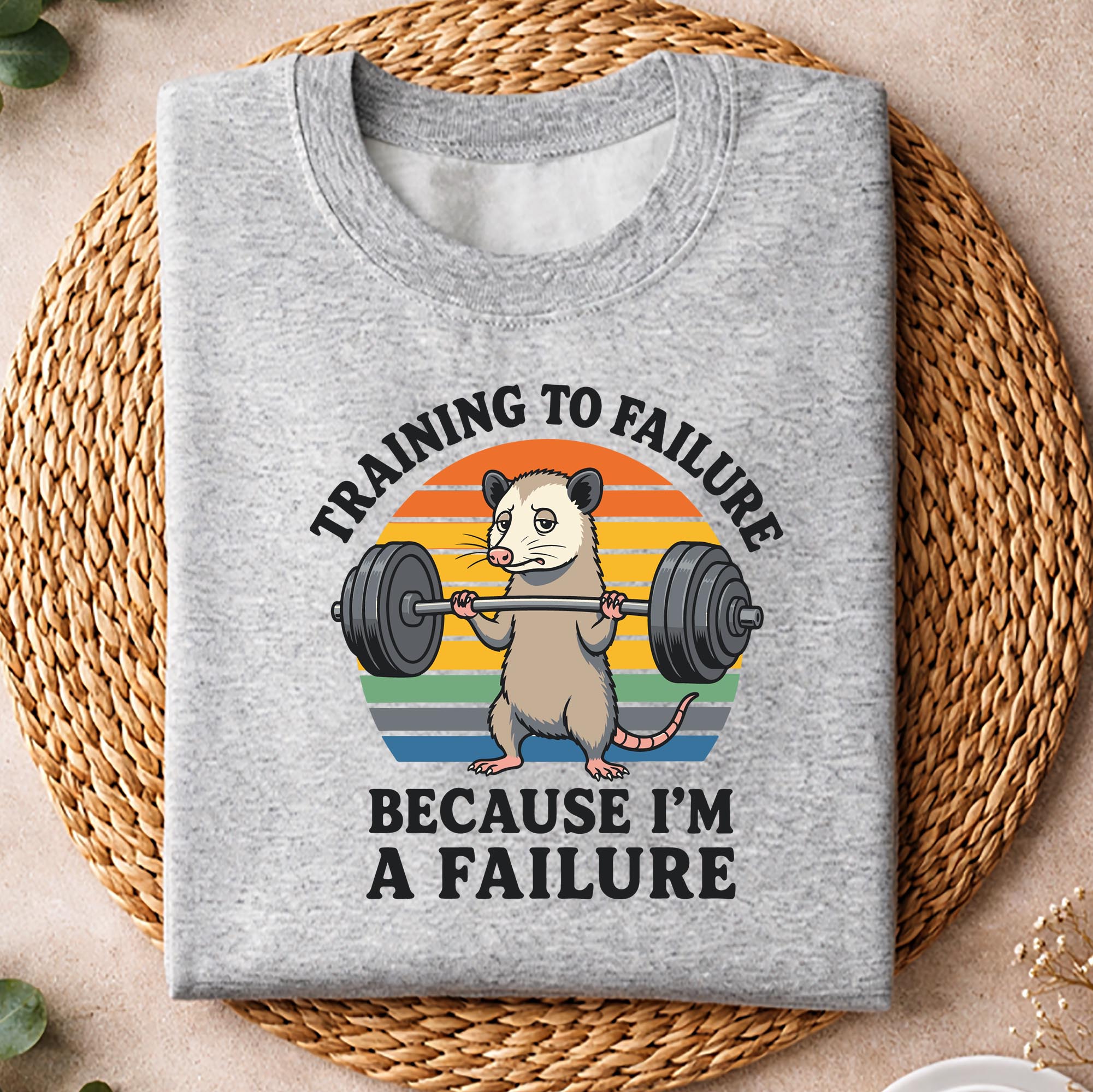 Gym Failure Possum SVG, Training to Failure Because Im A Failure Funny Gym Possum SVG PNG 2 Gym Failure Possum SVG, Training to Failure Because Im A Failure Funny Gym Possum SVG PNG - Image 2