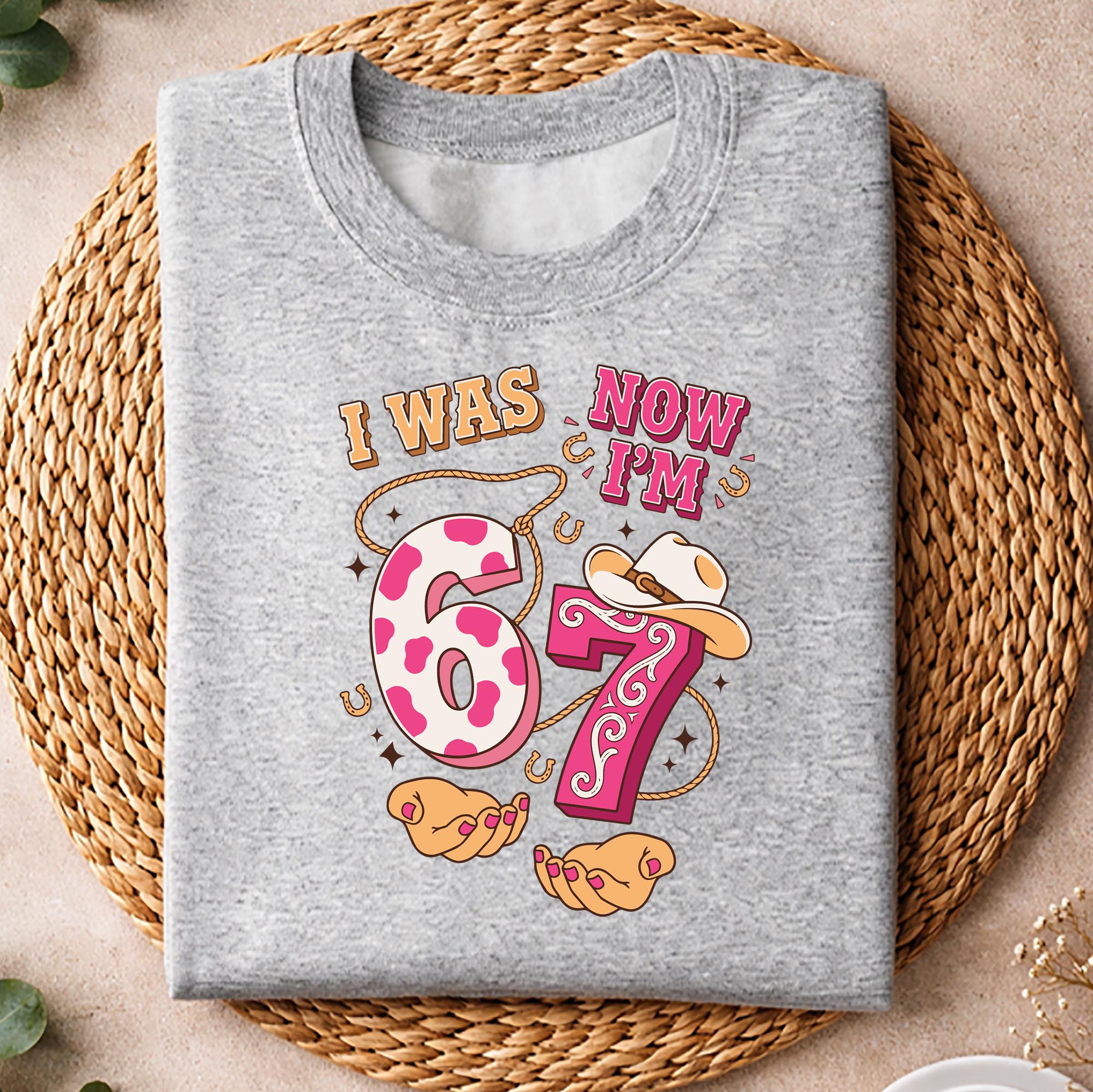 Birthday Cowgirl SVG, Was 6 Now Im 7 Rodeo Cowgirl Western Girl 6 7 Birthday SVG PNG 2 Birthday Cowgirl SVG, Was 6 Now Im 7 Rodeo Cowgirl Western Girl 6 7 Birthday SVG PNG - Image 2