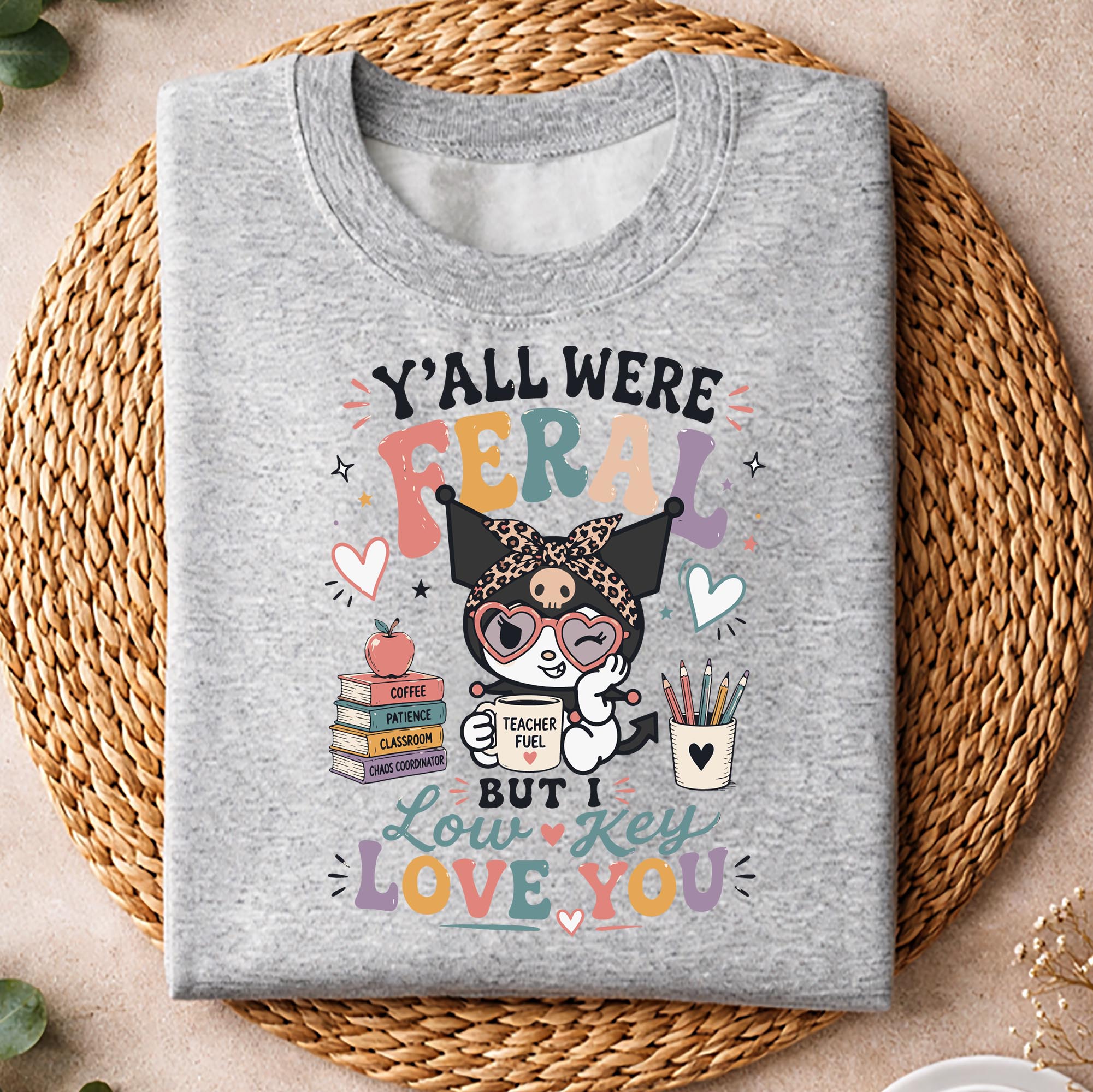 Kuromi, Y all were Feral But I Low Key Love You Kuromi Iced Coffee SVG PNG 2 Kuromi, Y all were Feral But I Low Key Love You Kuromi Iced Coffee SVG PNG - Image 2