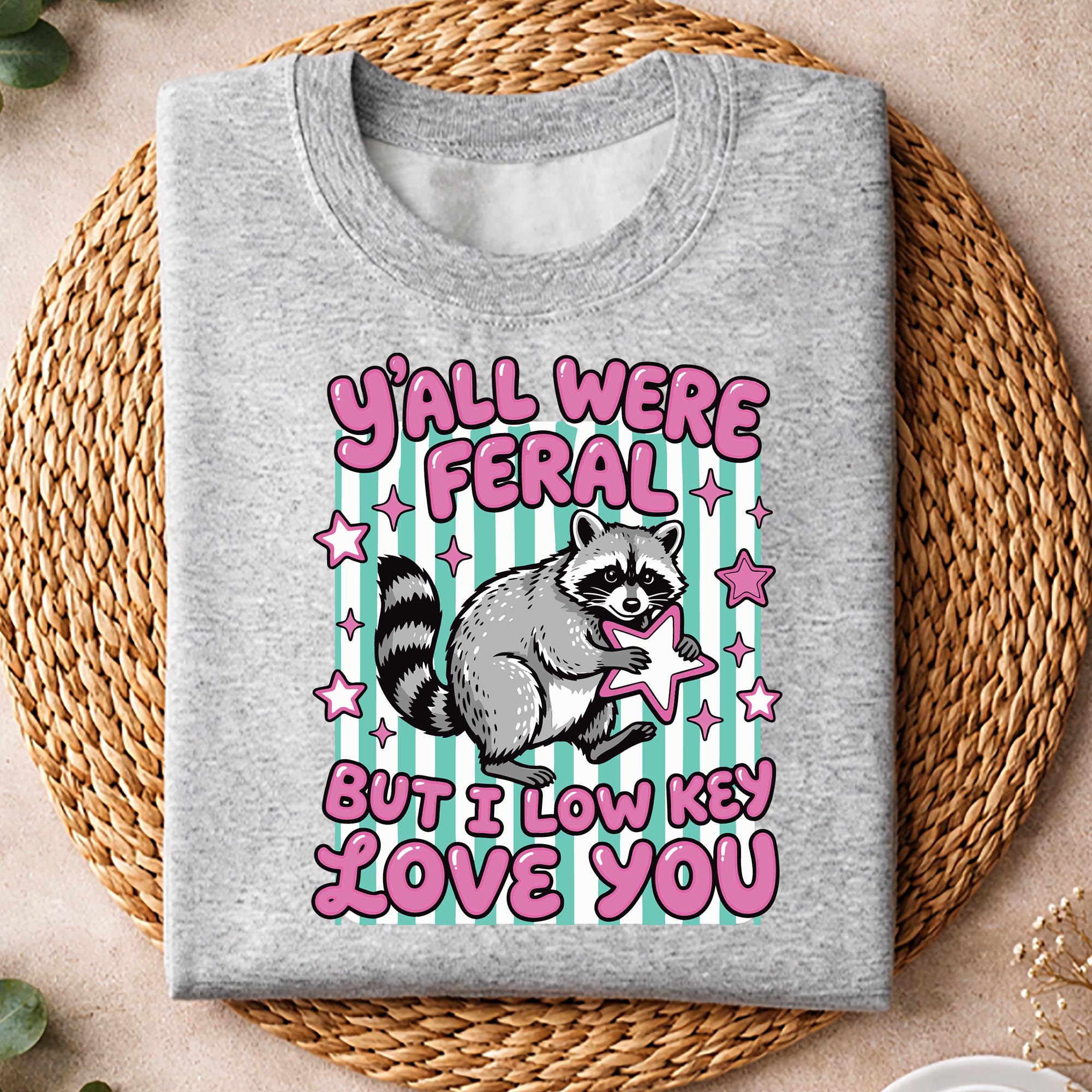 Feral Raccoon Teacher SVG, Y all were Feral But I Low Key Love You Raccoon Teacher SVG PNG 2 Feral Raccoon Teacher SVG, Y all were Feral But I Low Key Love You Raccoon Teacher SVG PNG - Image 2