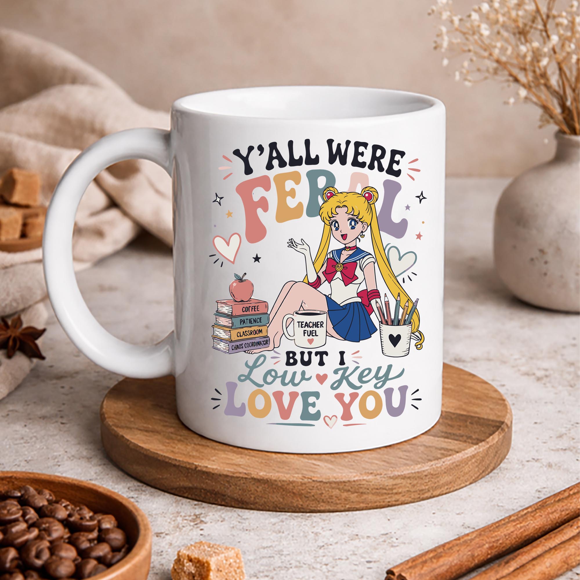 Sailor Moon, Y all were Feral But I Low Key Love You Sailor Moon Iced Coffee SVG PNG 3 Sailor Moon, Y all were Feral But I Low Key Love You Sailor Moon Iced Coffee SVG PNG - Image 3