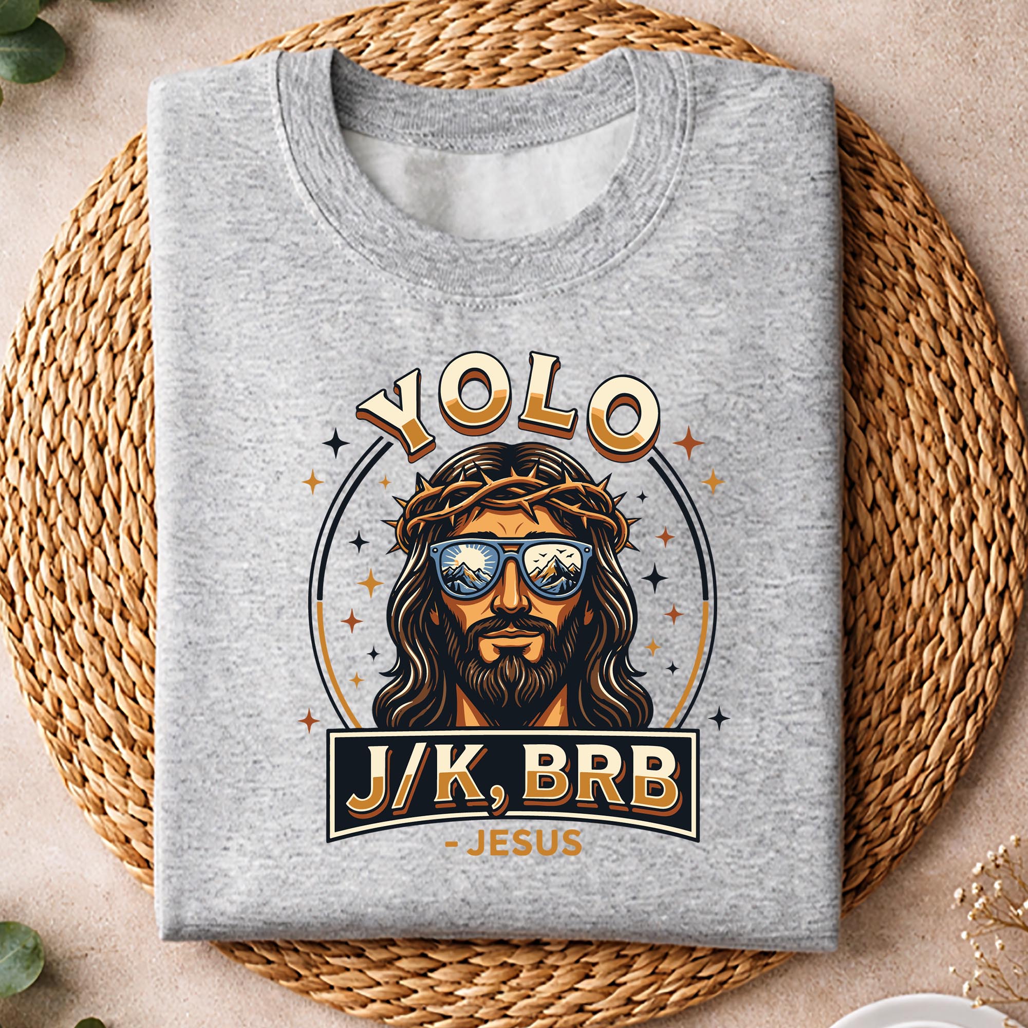 Yolo JK BRB Jesus SVG, Yolo JK BRB Jesus Christ Funny Christian Easter Sunday Joke SVG PNG 2 Yolo JK BRB Jesus SVG, Yolo JK BRB Jesus Christ Funny Christian Easter Sunday Joke SVG PNG - Image 2