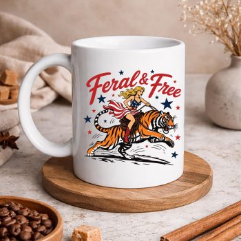 250 Years Patriot SVG, 250 Years Feral Free America Women Girl 4th July SVG PNG 5 250YearsFeralFreeAmericaWomenGirl4thJulymug