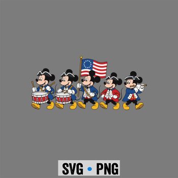 Mickey Mouse Patriotic SVG, America Mickey Mouse Patriotic Independence Day SVG PNG