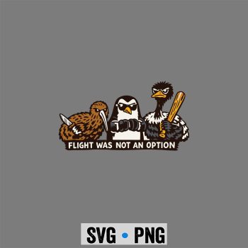 Classic Shop 37 Flightless Birds Vintage SVG, Flight was Not an Option Funny Flightless Birds Vintage SVG PNG