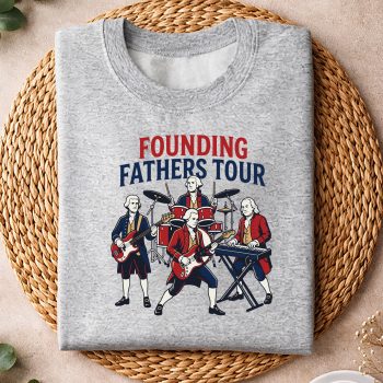 Alternative view of Founding Fathers 1776 SVG, Founding Fathers Rock Band Tour 1776 Funny History SVG PNG