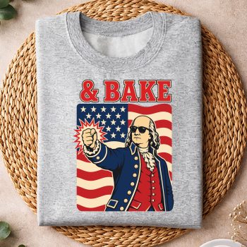 Alternative view of Shake Bake Couple SVG, Funny Shake and Bake 4th of July Couple Matching SVG PNG
