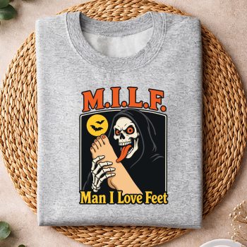 Alternative view of MILF Feet SVG, MILF Man I Love Feet Inappropriate Foot Toe SVG PNG