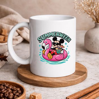 MickeyMouseSummerweenArtFlamingomug