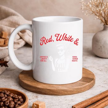 RedWhiteReallyNotFeelingItRetroPatrioticmug