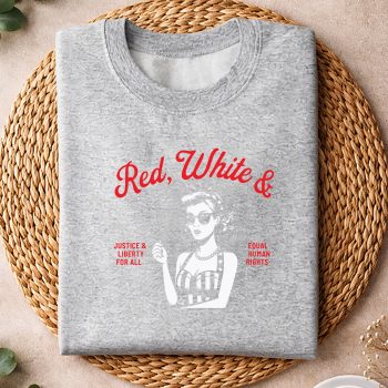 Alternative view of Patriotic SVG, Red White Really Not Feeling It Retro Patriotic SVG PNG