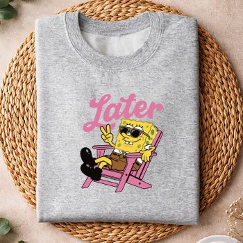 Alternative view of Spongebob Last Day SVG, Spongebob See You Later Teacher Summer Last Day of School SVG PNG
