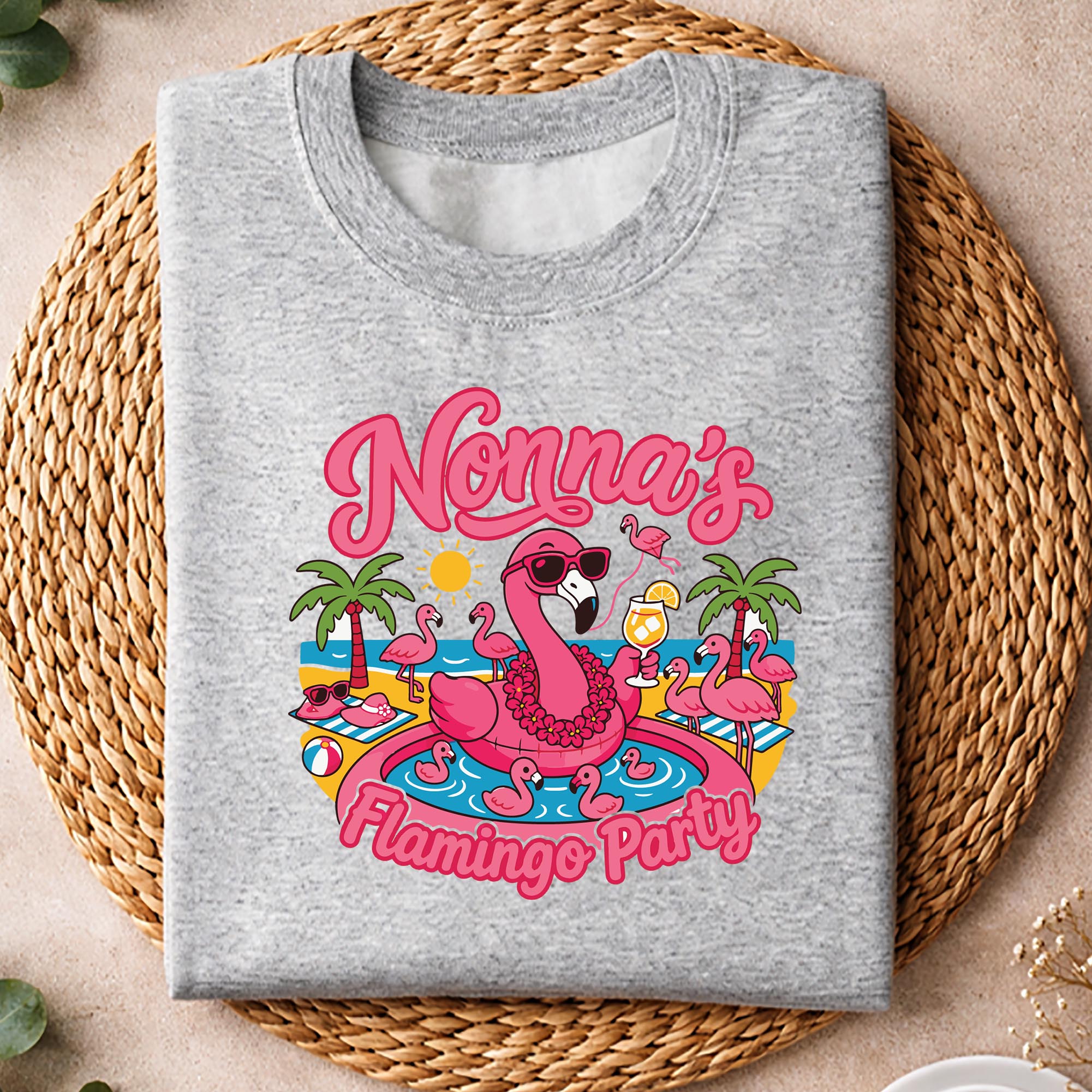 Flamingo Nonnas SVG, Summer Flamingo Nonnas Flamingo Party SVG PNG 2 Flamingo Nonnas SVG, Summer Flamingo Nonnas Flamingo Party SVG PNG - Image 2