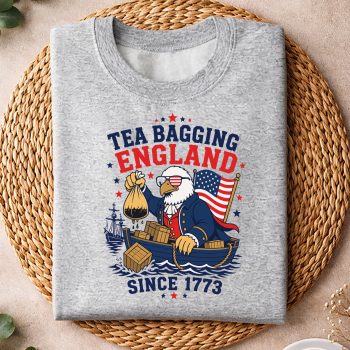 Alternative view of Teabagging 1773 Patriot SVG, Teabagging England Since 1773 America 4th of July 250 Years SVG PNG