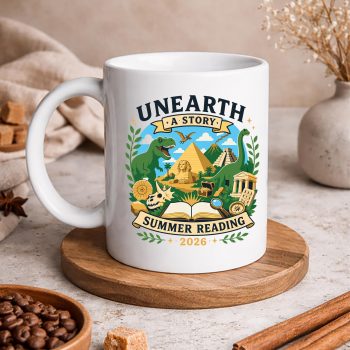 UnearthAStorySummerReading2026mug