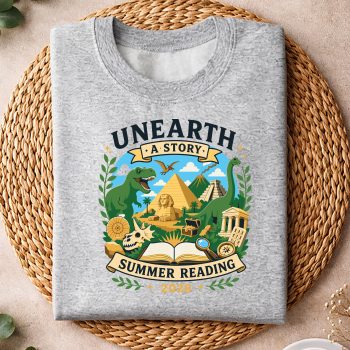 Alternative view of Reading 2026 SVG, Unearth A Story Summer Reading 2026 SVG PNG