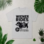 Adult Dachshund Newspaper Ad Wiener Rides 25 Cents PNG SVG