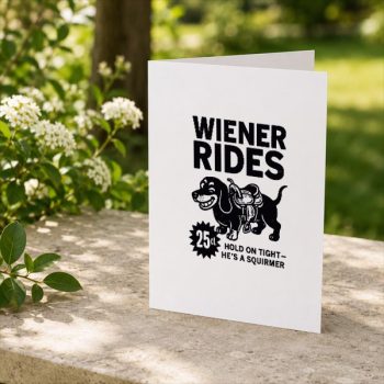 Homepage 63 Adult20Dachshund20Newspaper20Ad20Wiener20Rides202520Cents20Greeting20Card202.jpg