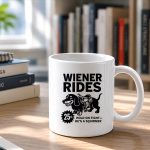 Adult Dachshund Newspaper Ad Wiener Rides 25 Cents Mug