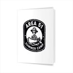 Alien Area 51 Camping Disclosure Ufo Uap Greeting Card