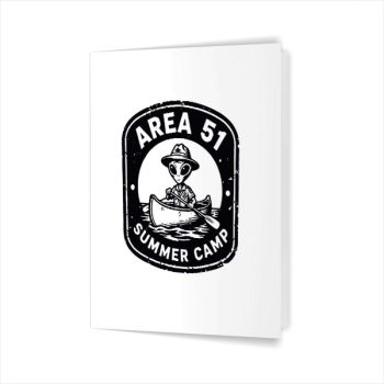 Homepage 78 Alien Area 51 Camping Disclosure Ufo Uap Greeting Card