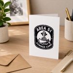 Alien Area 51 Camping Disclosure Ufo Uap Greeting Card