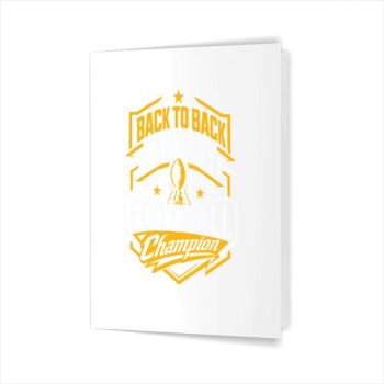 Homepage 70 Back To Back Fantasy Football Champion Greeting Card