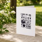 Back To School Bus Driver First Day Of School Greeting Card