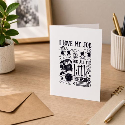 Back To School Bus Driver First Day Of School Greeting Card