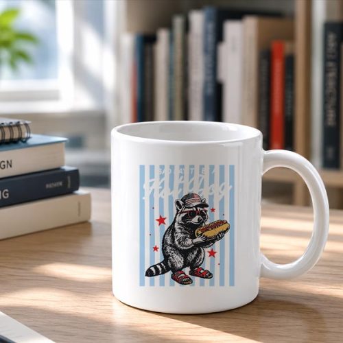 Bad Day To Be A Hot Dog Raccoon Hotdog 4th Of July Mug 2 Bad Day To Be A Hot Dog Raccoon Hotdog 4th Of July Mug