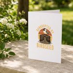 Bankrupted By Birdseed Bird Watching Greeting Card