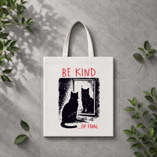 Be Kind Of Feral Black Cat Mirror Goth Aesthetic PNG SVG 3 Be Kind Of Feral Black Cat Mirror Goth Aesthetic PNG SVG