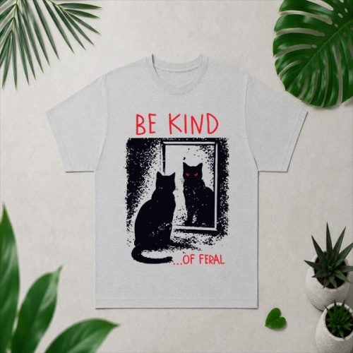 Be Kind Of Feral Black Cat Mirror Goth Aesthetic PNG SVG 4 Be Kind Of Feral Black Cat Mirror Goth Aesthetic PNG SVG