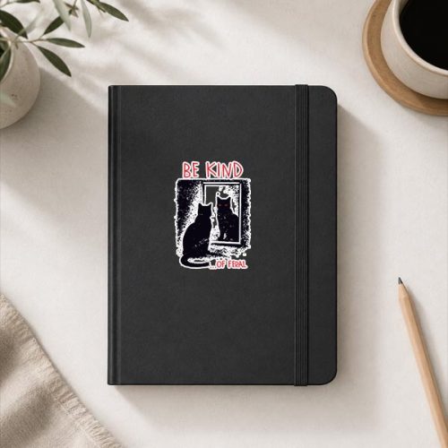 Be Kind Of Feral Black Cat Mirror Goth Aesthetic Sticker 4 Be Kind Of Feral Black Cat Mirror Goth Aesthetic Sticker