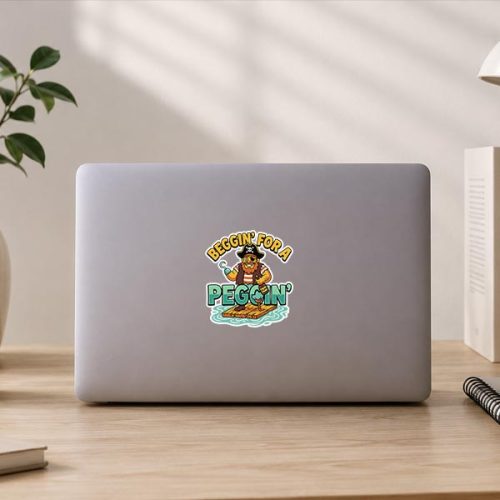 Beggin For A Peggin Pirate Inappropriate Sticker 3 Beggin For A Peggin Pirate Inappropriate Sticker