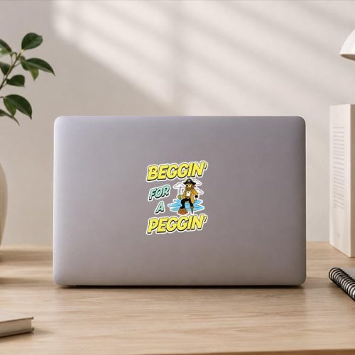 Beggin For A Peggin Pirate Offensive Inappropriate Sticker 3 Beggin For A Peggin Pirate Offensive Inappropriate Sticker