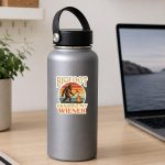 Bigfoot Grabbed My Wiener Sasquatch Joke Sticker