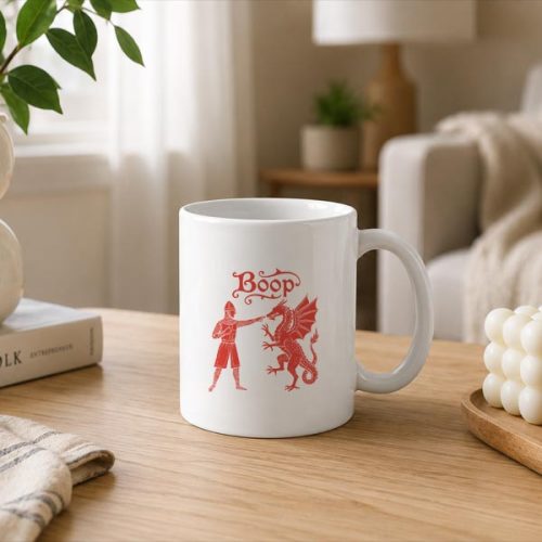 Boop Medieval Knight Dragon Ren Faire Mug 3 Boop Medieval Knight Dragon Ren Faire Mug