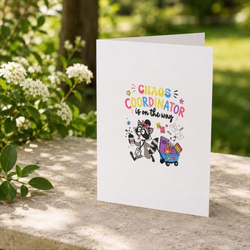Chaos Coordinator Is On The Way Sped Teacher Raccoon Greeting Card 2 Chaos Coordinator Is On The Way Sped Teacher Raccoon Greeting Card