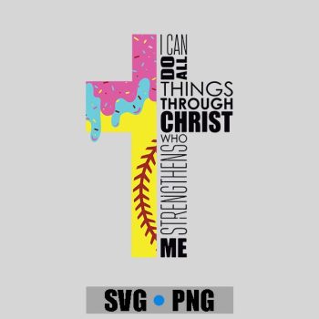 Homepage 117 Christian Softball Drip For Girls Ice Cream Drip Stuff PNG SVG
