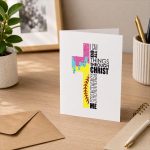 Christian Softball Drip For Girls Ice Cream Drip Stuff Greeting Card