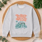 Christmas In July Turtle Too Slow PNG SVG