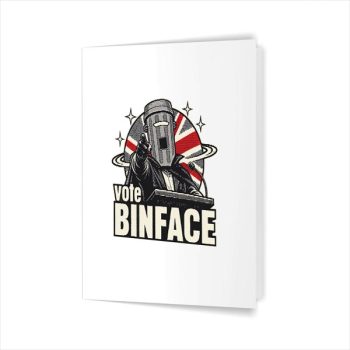 Homepage 54 Count Binface Vote Binface Anti Farage Greeting Card