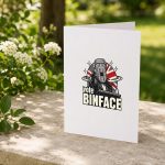 Count Binface Vote Binface Anti Farage Greeting Card