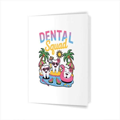 Dental Squad Summerth Dentist Hygienist Greeting Card 1 Dental Squad Summerth Dentist Hygienist Greeting Card