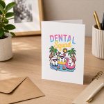 Dental Squad Summerth Dentist Hygienist Greeting Card